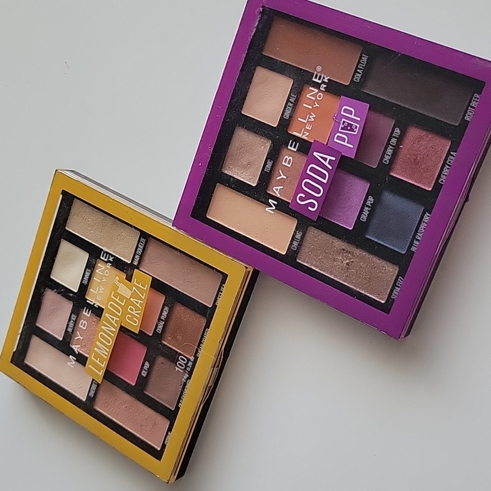 Maybelline Lemonade Craze and Soda Pop Eyeshadow Bundle